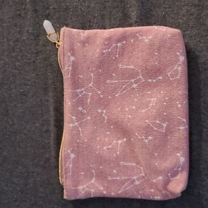 Ipsy Make Up Bag crystle pink